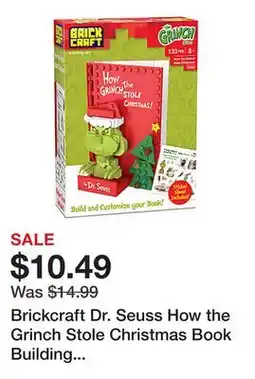 Office Depot Brickcraft Dr. Seuss How the Grinch Stole Christmas Book Building Kit, Multicolor, Kit Of 133 Pieces offer