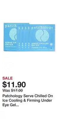 Ulta Beauty Patchology Serve Chilled On Ice Cooling & Firming Under Eye Gel Patches offer