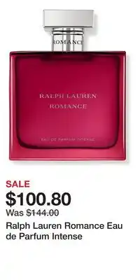 Ulta Beauty Ralph Lauren Romance Eau de Parfum Intense offer