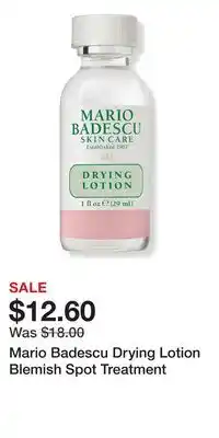 Ulta Beauty Mario Badescu Drying Lotion Blemish Spot Treatment offer