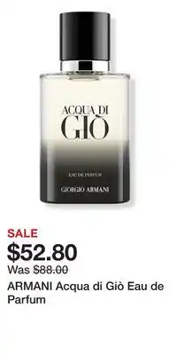 Ulta Beauty ARMANI Acqua di Giò Eau de Parfum offer