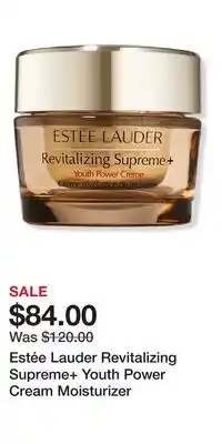 Ulta Beauty Estée Lauder Revitalizing Supreme+ Youth Power Cream Moisturizer offer