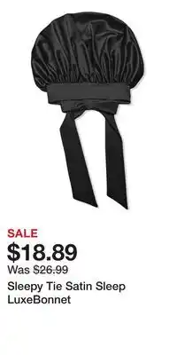 Ulta Beauty Sleepy Tie Satin Sleep LuxeBonnet offer