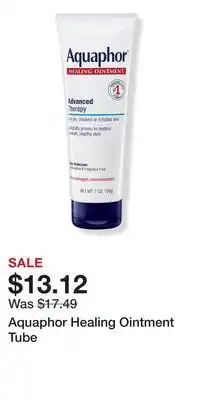 Ulta Beauty Aquaphor Healing Ointment Tube offer