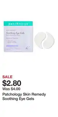 Ulta Beauty Patchology Skin Remedy Soothing Eye Gels offer