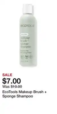 Ulta Beauty EcoTools Makeup Brush + Sponge Shampoo offer
