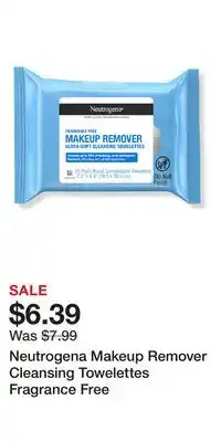 Ulta Beauty Neutrogena Makeup Remover Cleansing Towelettes Fragrance Free offer