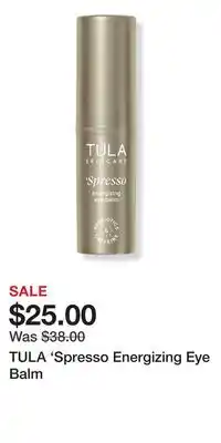 Ulta Beauty TULA 'Spresso Energizing Eye Balm offer