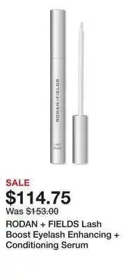 Ulta Beauty RODAN + FIELDS Lash Boost Eyelash Enhancing + Conditioning Serum offer