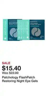 Ulta Beauty Patchology FlashPatch Restoring Night Eye Gels offer