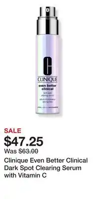 Ulta Beauty Clinique Even Better Clinical Dark Spot Clearing Serum with Vitamin C offer