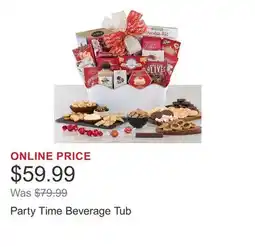 Costco Party Time Beverage Tub offer