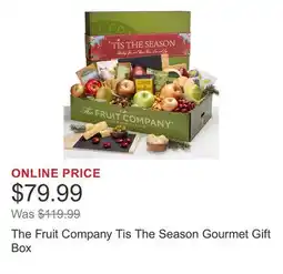 Costco The Fruit Company Tis The Season Gourmet Gift Box offer