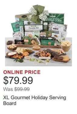 Costco XL Gourmet Holiday Serving Board offer