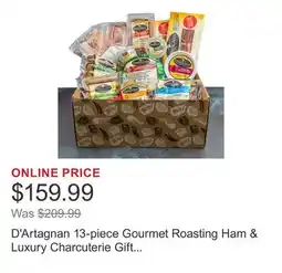 Costco D'Artagnan 13-piece Gourmet Roasting Ham & Luxury Charcuterie Gift Box, 12.5 lbs offer