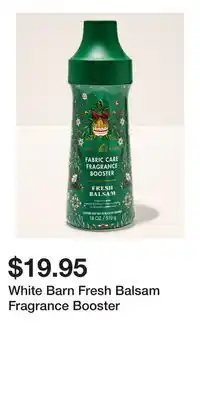 Bath & Body Works White Barn Fresh Balsam Fragrance Booster offer