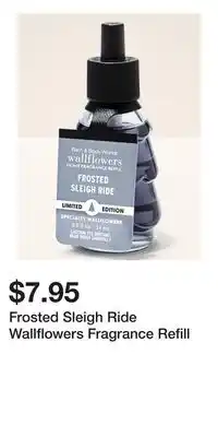 Bath & Body Works Frosted Sleigh Ride Wallflowers Fragrance Refill offer