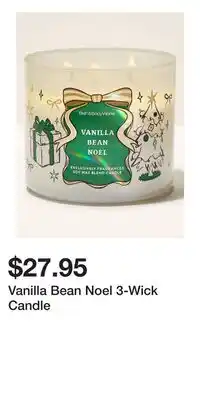 Bath & Body Works Vanilla Bean Noel 3-Wick Candle offer