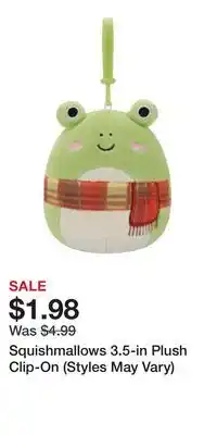 Game Stop Squishmallows 3.5-in Plush Clip-On (Styles May Vary) offer