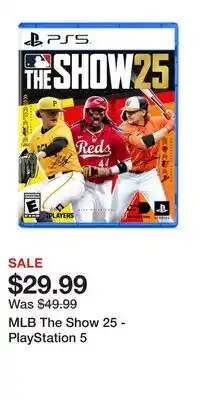 Game Stop MLB The Show 25 - PlayStation 5 offer