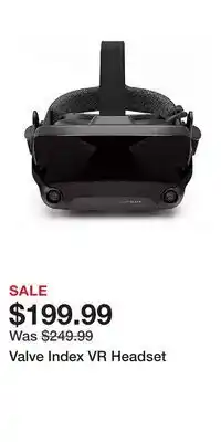 Game Stop Valve Index VR Headset offer