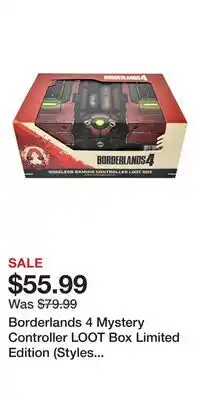 Game Stop Borderlands 4 Mystery Controller LOOT Box Limited Edition (Styles May Vary) offer