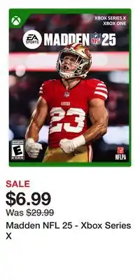 Game Stop Madden NFL 25 - Xbox Series X offer