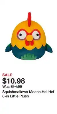Game Stop Squishmallows Moana Hei Hei 8-in Little Plush offer