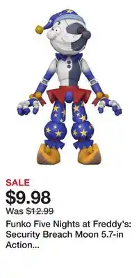 Game Stop Funko Five Nights at Freddy's: Security Breach Moon 5.7-in Action Figure offer