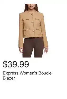 Costco Express Women's Boucle Blazer offer