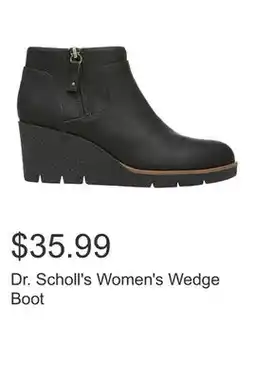 Costco Dr. Scholl's Women's Wedge Boot offer