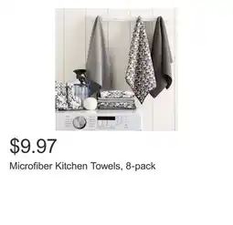 Costco Microfiber Kitchen Towels, 8-pack offer