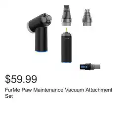 Costco FurMe Paw Maintenance Vacuum Attachment Set offer