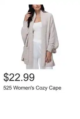 Costco 525 Women's Cozy Cape offer
