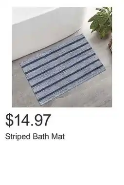 Costco Striped Bath Mat offer