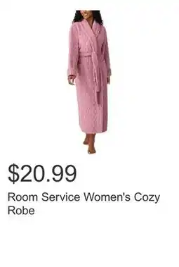 Costco Room Service Women's Cozy Robe offer