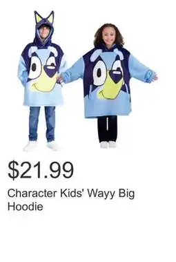 Costco Character Kids' Wayy Big Hoodie offer