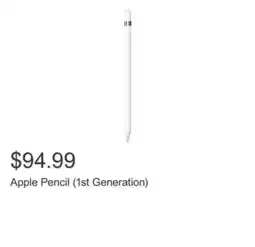 Costco Apple Pencil (1st Generation) offer