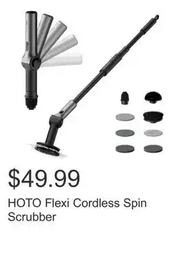 Costco HOTO Flexi Cordless Spin Scrubber offer