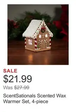 Costco ScentSationals Scented Wax Warmer Set, 4-piece offer