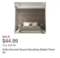 Costco Artika Sonolok Sound-Absorbing Slatted Panel Kit offer