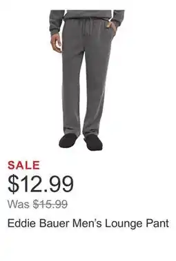 Costco Eddie Bauer Men's Lounge Pant offer