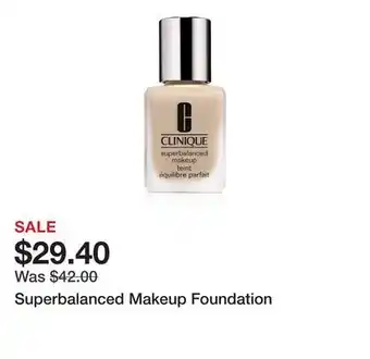 Belk Superbalanced Makeup Foundation offer