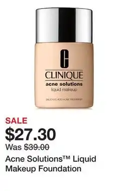 Belk Acne Solutions Liquid Makeup Foundation offer