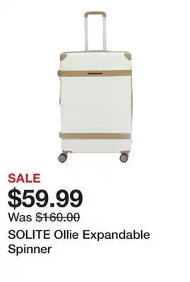 Belk SOLITE Ollie Expandable Spinner offer