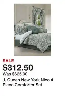 Belk J. Queen New York Nico 4 Piece Comforter Set offer