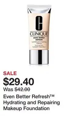 Belk Even Better Refresh Hydrating and Repairing Makeup Foundation offer