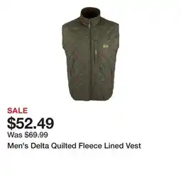 Belk Men's Delta Quilted Fleece Lined Vest offer