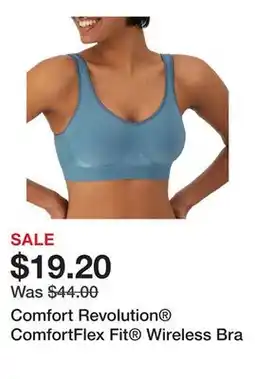 Belk Comfort Revolution ComfortFlex Fit Wireless Bra offer