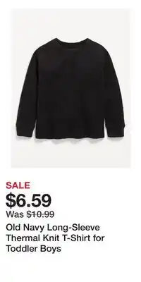 Old Navy Old Navy Long-Sleeve Thermal Knit T-Shirt for Toddler Boys offer